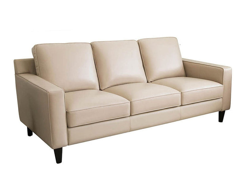 ABBYSON LEATHER SOFA, Furniture