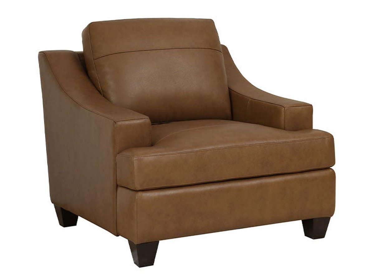 Merona Leather Chair, Camel Default Title