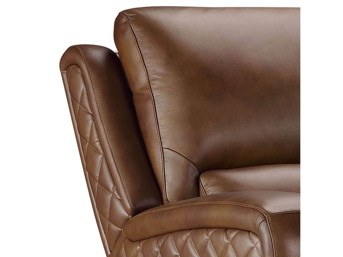 Raymond 3-piece Leather Power Reclining Set, Camel Default Title