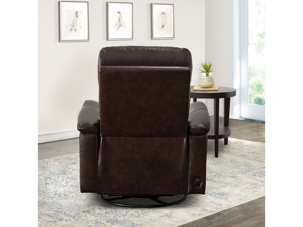 Palermo Leather Power Glider Recliner, Brown Default Title