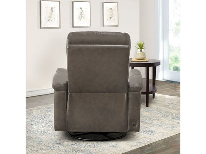 Palermo Leather Power Glider Recliner, Grey Default Title