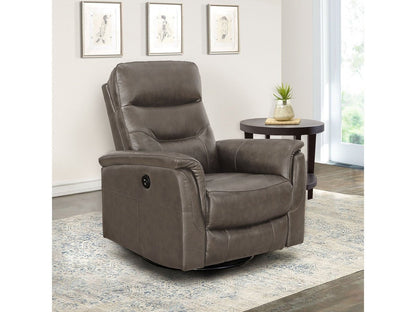 Palermo Leather Power Glider Recliner, Grey Default Title