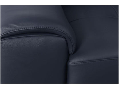 Quinton Leather Chair, Blue Default Title