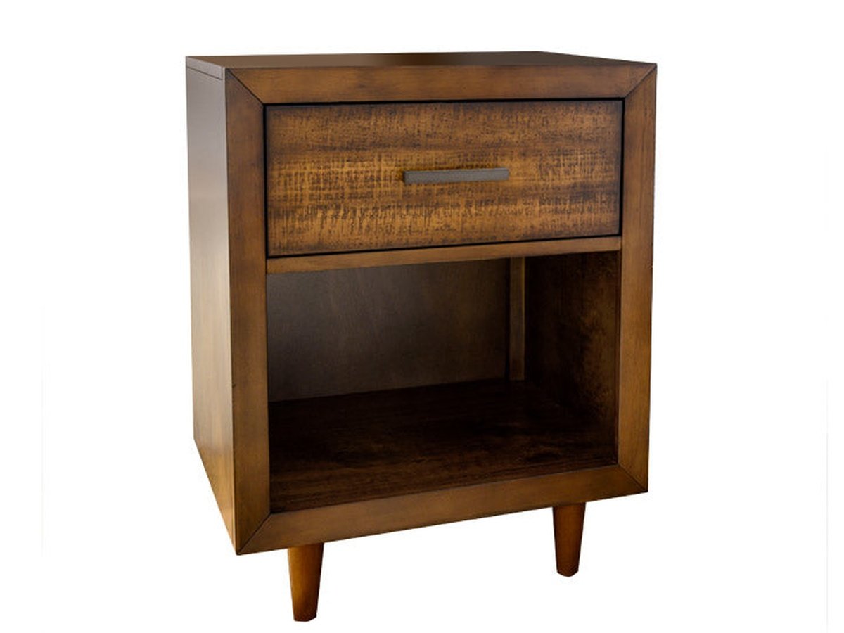 Retro Wood Nightstand Default Title