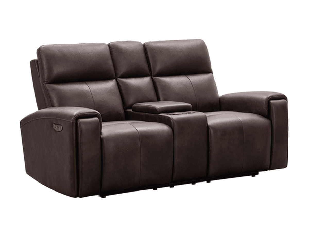 Keegan Power Reclining Leather Loveseat