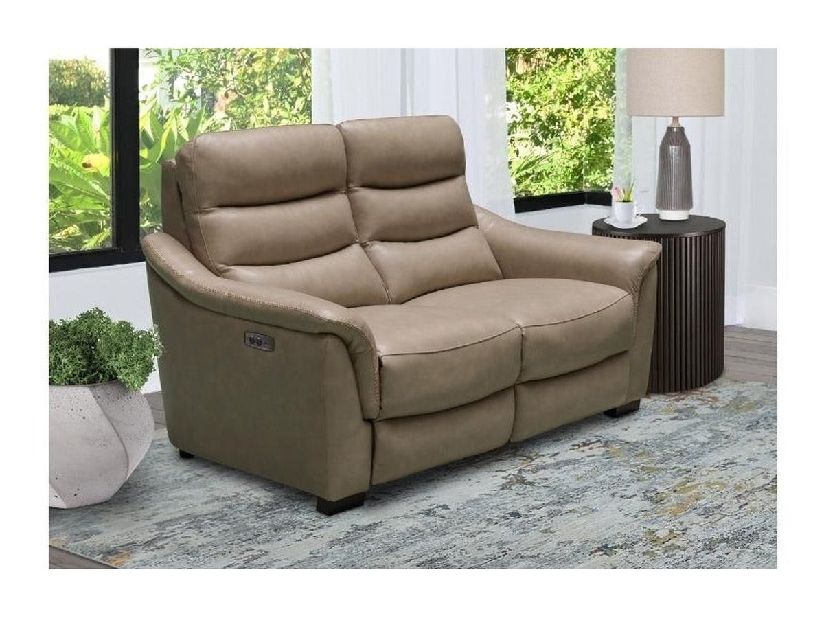 Shaffer Leather Power Reclining Loveseat