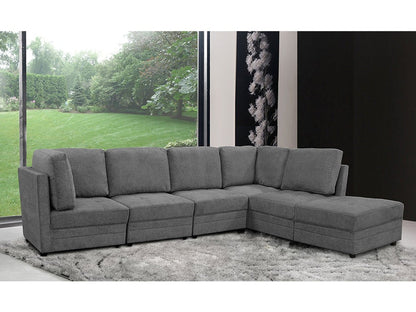 Brentwood 6-pc Fabric Modular Sectional