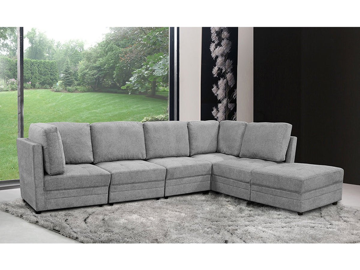 Brentwood 6-pc Fabric Modular Sectional