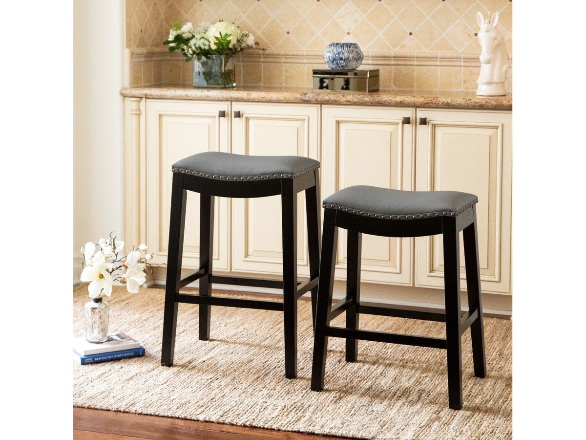 Chapin Leather Counter Stool