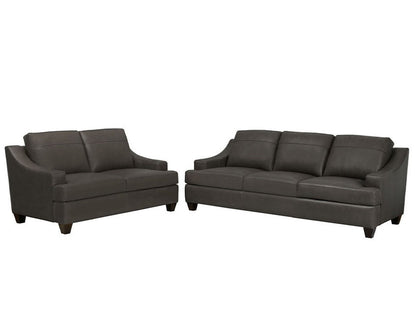 Merona 2-pc Leather Sofa & Loveseat Set